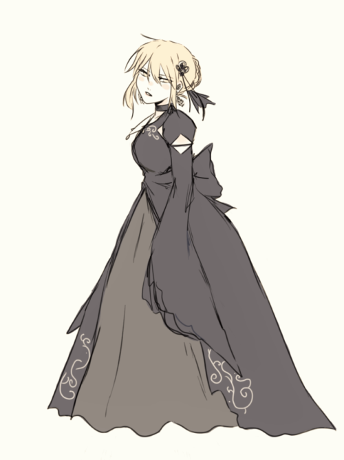 dailyarturiartfgo:I can’t believe they had the chance to design Saber Alter a new dress in FGO Epic of Remnant but didn’t. It could had been nice!!!!