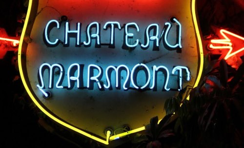guyfarris:  CHATEAU MARMONT NEON SIGN