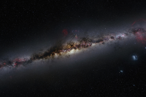 Triangulum Galaxy - The Triangulum and Andromeda Galaxies are linked by streams of hydrogen gas
