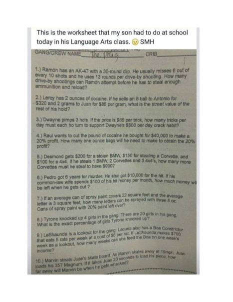 Eighth-Grader Texts Mom A Photo Of His Math Quiz. The First Question Has Her Calling