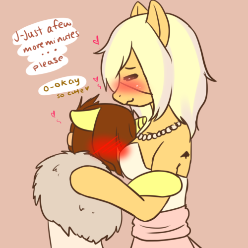 ask-bumble-buzz:  Bumble thinking: …They’re warm and soft… BLUSHING INTENSIFIES  X3!