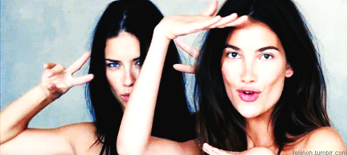 feliinoh:  Adriana Lima and Lily Aldridge for Vogue UK. 