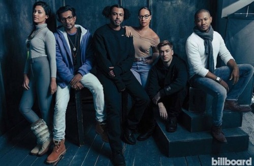 jan-thony:Jasmine with the Blindspotting cast for Billboard