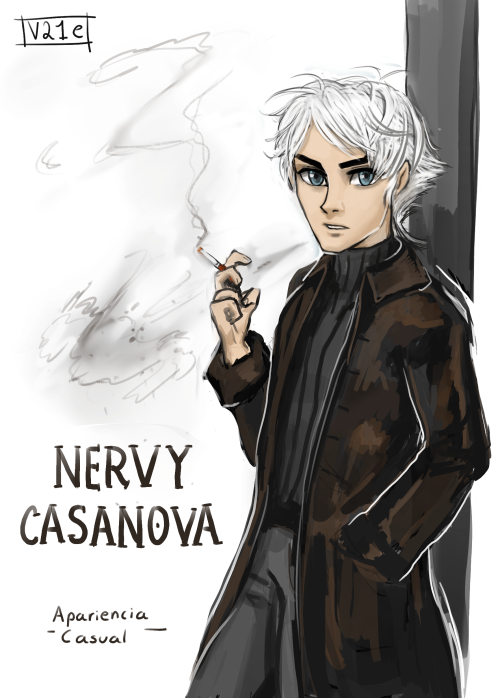 My oc nervy Casanova . He’s a shapeshifter / imitant. I like the dark vision effect that has i