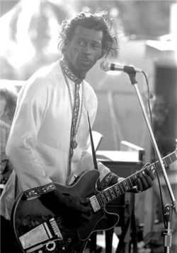 the60sbazaar:  Chuck Berry on stage at the