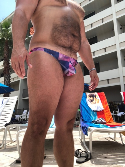 rwraith55: Sporting my new Cocksox speedo today at the Tidal Wave pool.
