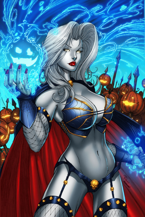 comicbookwomen:  comicbookwomen: Lady Death-Mike DeBalfo (colors on corner image
