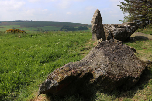 Aikey Brae Stone Circle, near Old Deer, Scotland, 2.6.18.A recumbent stone circle built in the 3rd m