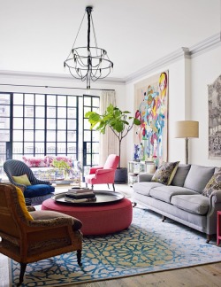 homeandinteriors:  Manhattan Townhouse via Vogue LivingSee more American homes here