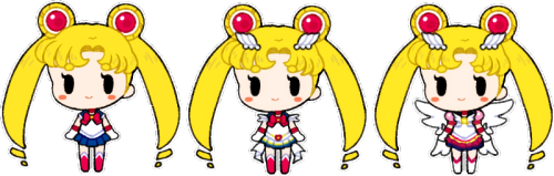 scarletdestiney:*:･ﾟ✧*:･ﾟ✧ Bubblegum cheeb Sailor Moon batch  *:･ﾟ✧*:･ﾟ✧ 