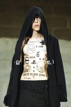 suckadick2014-deactivated201403:  Raf Simons Spring 2003, ‘Consumed’ 