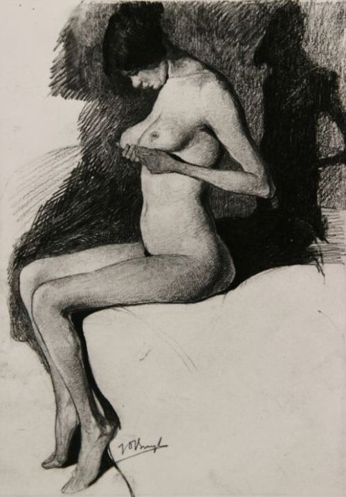 belgianpaintings:  Jules Debruycker (1870-1945) - Eva 