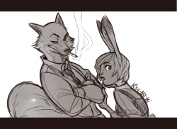 kisu-no-hi:  Zootopia x Blacksad 