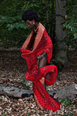 prettyperversion:  prettyperversion:  Black girl magic   The way she wore this cloth was magical. This photo captured the essence of our photoshoot. The cloth jumping around her like it was floating.    Photographer @prettyperversion  Reblogged because
