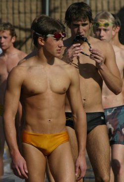 jockbrad:   Swimmers, wrestlers, football players / singlets, jockstraps, speedos and spandex! http://jockbrad.tumblr.com/ 