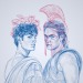 aliceblakeart:Patroclus and Achilles as portrayed in The Song of Achilles by Madeline Miller ✨