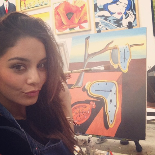 vanessahudgens: Yep. I painted that. #MADskills lol. Painting is sooo much fun. Such a good way to 