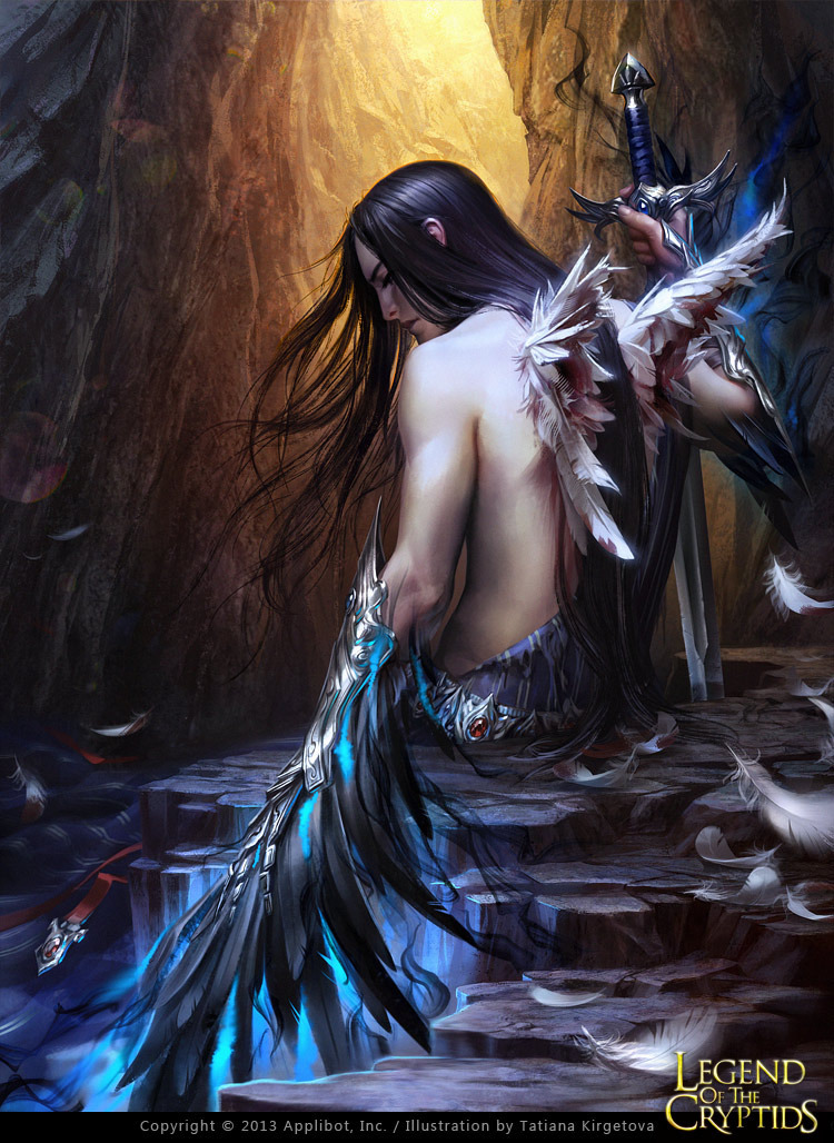 artsfantasia:  Angel who wants new wings by Tatiana Kirgetova (A World of Fantasy)