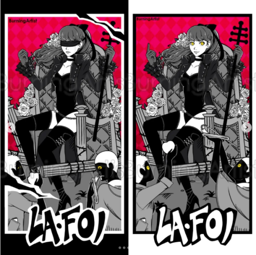 Persona 5: Faith REVERSEDYou can find the upright card hereSince I made a Reverse Akechi, I figured 