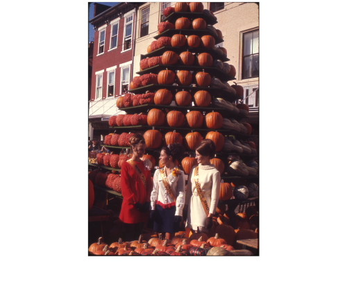 Circleville, Ohio, USA 1968 Pumpkin Queen Contest. The Contest Started In 1902, And Shown In The Photos