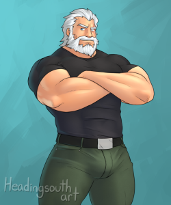 headingsouthart:  Reinhardt from patreon