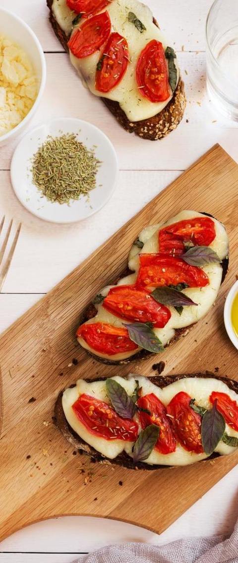 Caprese Grilled Cheese Sandwich With Mozzarella And Antipasto Recipe