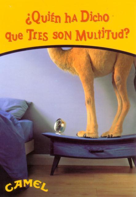 So i found a Mexican (i think?) Camel ad campaign that was really cute. I wish there