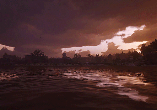 XXX sweeetestcurse:Sunsets in Red Dead Redemption photo