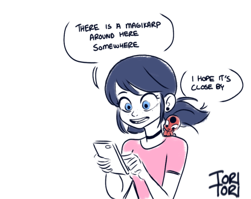 littleblackchat: toriitorii: scribbly ladybug/pokemon comic HNNNNNNNGGGGG HAVE YOU EVER SEEN SOMETHI