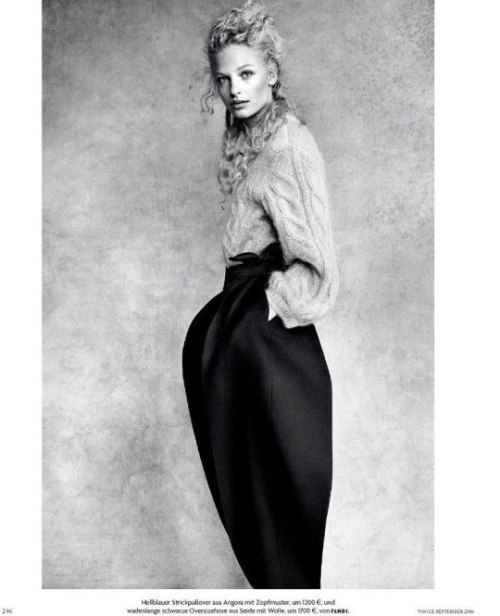 VOGUE Germany“Big Chic” feat. Frederikke Sofie by Patrick Demarchelier w/ styling from Sarajane Hoar