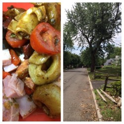 Lunch time is eating Italian and walking around the burbs for exercise 💪 I&rsquo;m trying to marry an Italian tbh #foodissogood  (at Paramus, New Jersey)