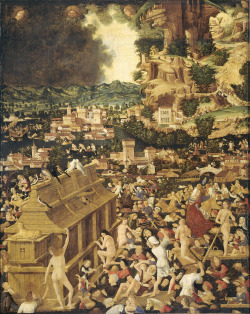 Anonymous, The Great Flood, approximately 1450 - 1499, oil on