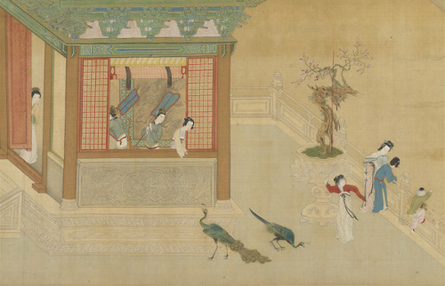 “Spring Morning in the Han Palace Ming Dynasty” by Qiu Ying, 16th century