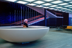 vintagemarlene:  general motors technical center receptionist at her desk, warren michigan, by balthazar korab,1956 (www.shorpy.com)