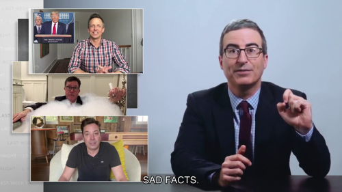 eggsaladstain: last week tonight is honestly the only watchable late show right now