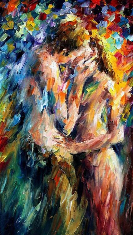 ufukorada:oil painting on canvas by L.Afremov 