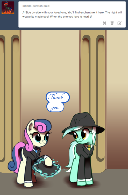 ask-canterlot-musicians:When she’s near, everything’s fine.I haven’t mentioned this in a while, but my fiction, The Line, is currently updating on Fimfiction. Please give it a read and tell me what you think.  <3
