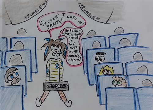 What I Imagine Will Happen If I Wait To Pee On A Flight Instead Of Before Boarding. (Sequel To What I