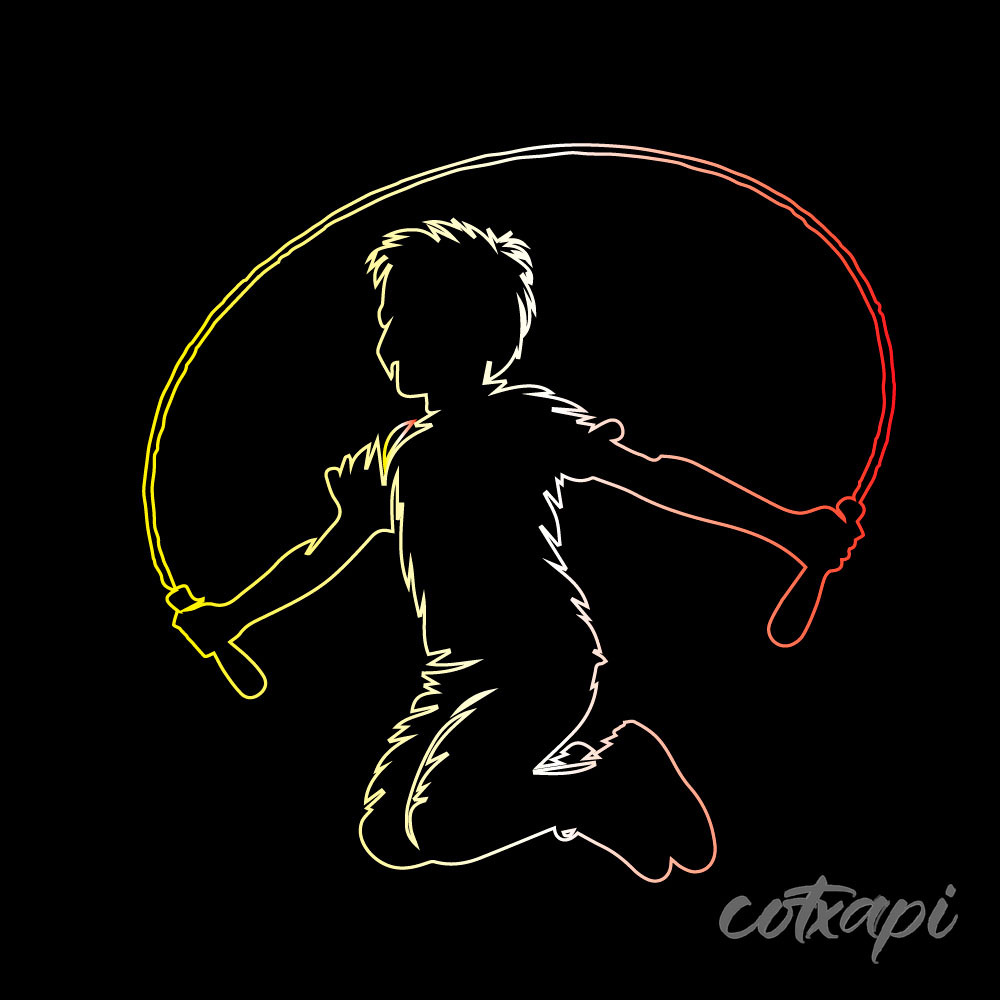 Kids Girls Boys icon in vector art Black white outline art