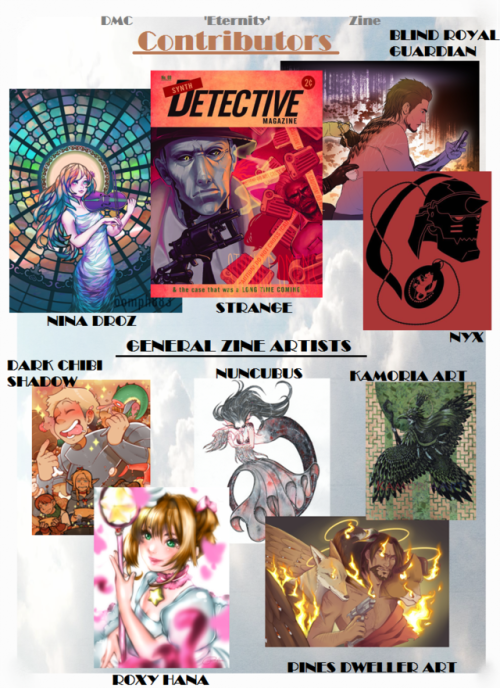 dmc-eternity-zine: Say Hello to the full list of DMC ‘Eternity’ Zine Contributors that w