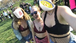 femme-cutie:Today I went to a Slut Walk. Sexual violence is a very real problem, and we need to change the rhetoric that surrounds it. Especially on college campuses. Rape culture has permeated society. It’s so ingrained into our world. We need to fight