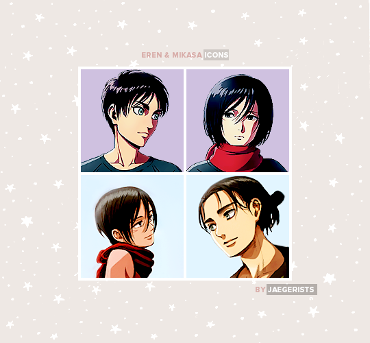 Shingeki no Kyojin matching icons