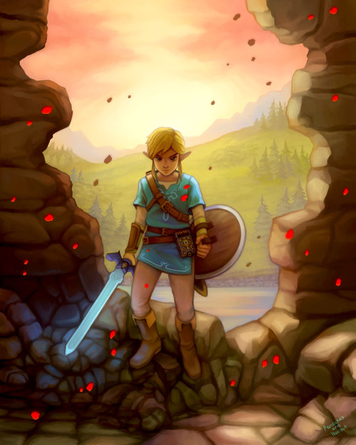 pancakesandhalibut:Link Storming Hyrule CastleActually started this one years ago (2018 I think)Fina