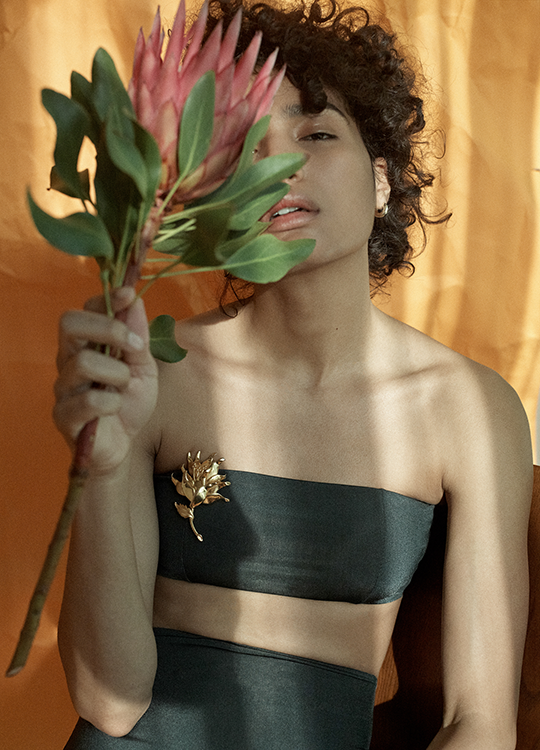shesnake: Indya Moore for Zïah SS18