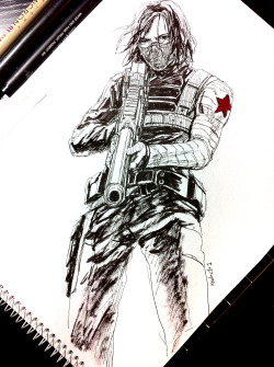 Reducto1:  Winter Soldier Sketch~=D 