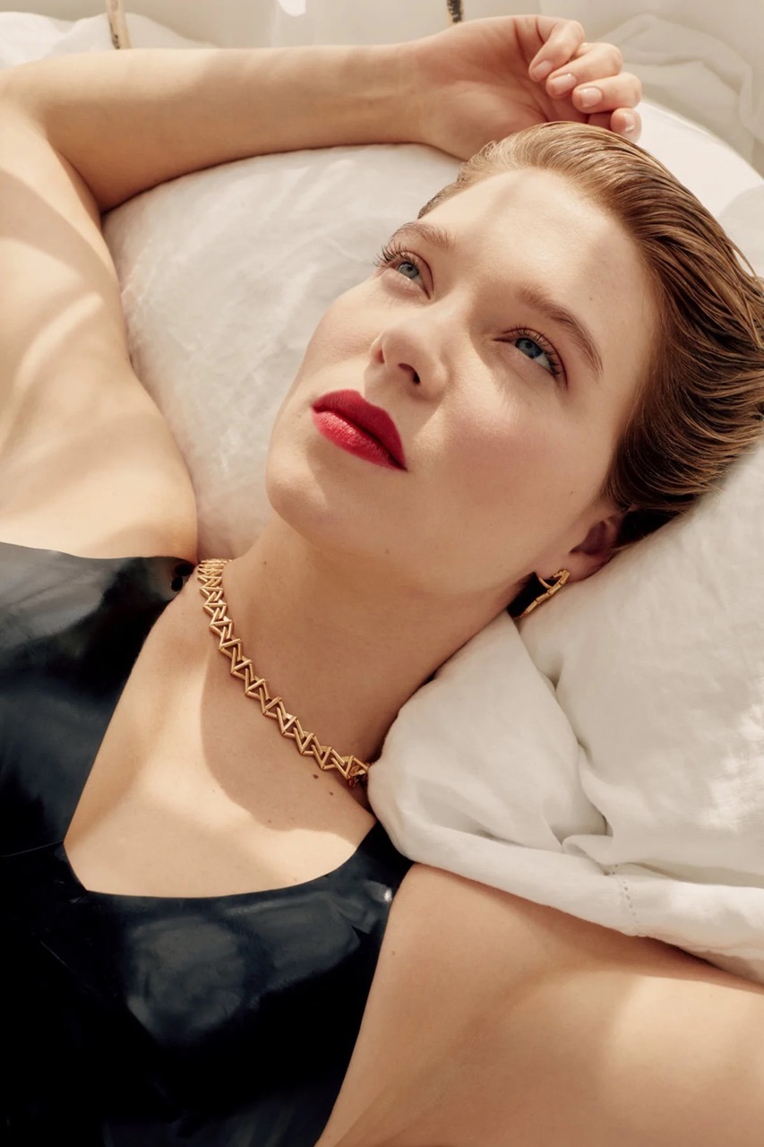 Léa Seydoux in Louis Vuitton on Madame Figaro May 2022  by Nick Thompson