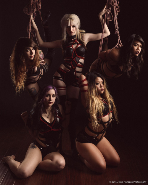 jesseflanagan: Shoot with the Slut Squad (Megan, Amanda, Kim, Marissa, and  Kimberly)Rigging/photo by Jesse Flanagan (self)Rope provided by MyNawashi  Tumblr Porn