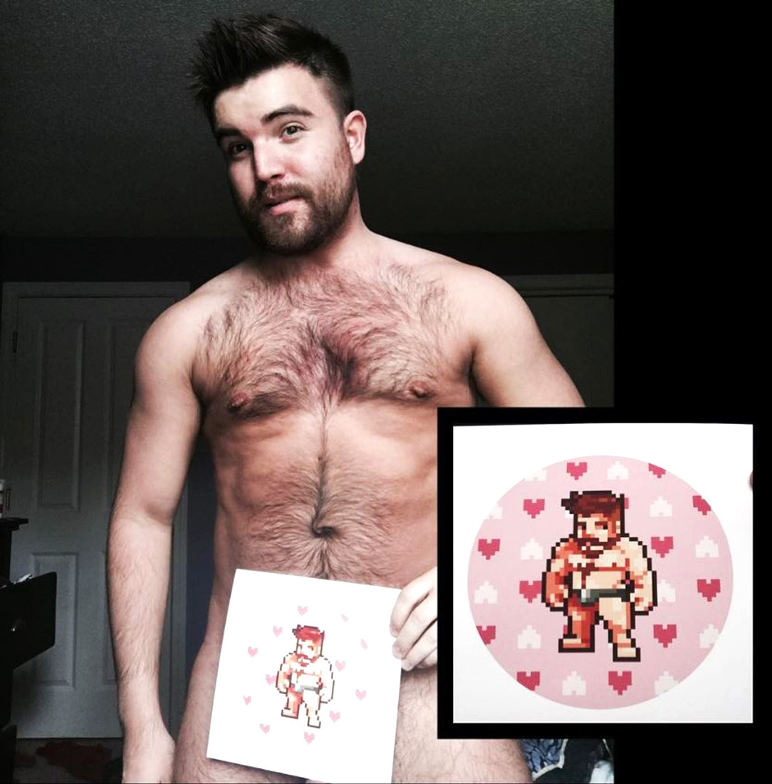 gaymerwitttattitude:  Gaymer Geek Selfies - Showing his Sexiness off in Classic Gaming