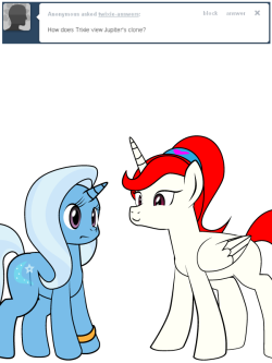 twixie-answers:  Who’s a cute little clone? :3  Dat cute curious pony face X3