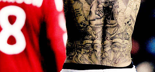 hawkeyesmajesticdick:Daniel Agger + Tattoos